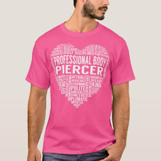 T-shirt Corps professionnel Coeur Piercer
