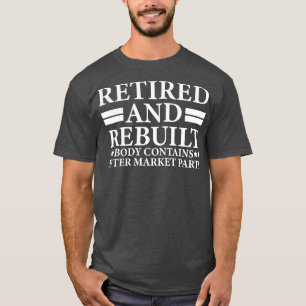 T-shirt corps reconstruit et reconstruit contient après le