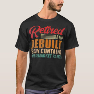 T-shirt Corps Retraité Et Reconstruit vintage Contient L'A