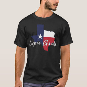 T-shirt Corpus Christi, Texas Drapeau Carte Hommes