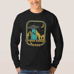T-shirt Corpus Christi Texas Ufo Alien 80s Rétro Fierté de