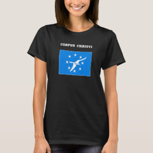 T-shirt Corpus Christi USA Travel Texas Drapeau américain