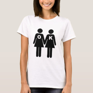 T-shirt CORRECT POUR ÊTRE GAIE (lesbienne)