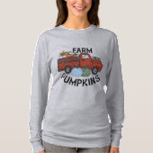 T-shirt Correctif Citrouille d'automne (Devant)
