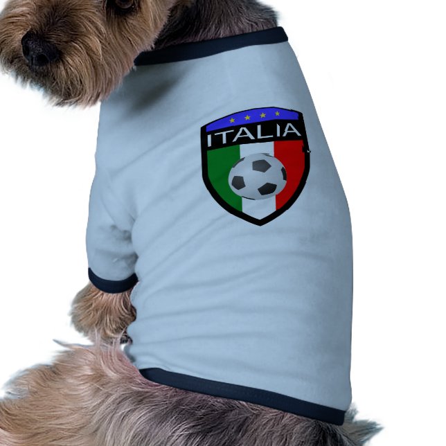 T-shirt Correction de drapeau de l'Italie/d'Italie - avec (Dos)