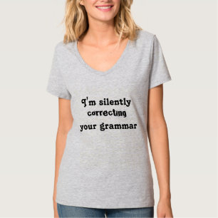 T-shirt Correction de grammaire