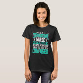 T-shirt Correctional Nurse Not A Magician RN Forensic Nurs (Devant entier)
