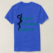 T-shirt Corrélation clinique requise (Design devant)