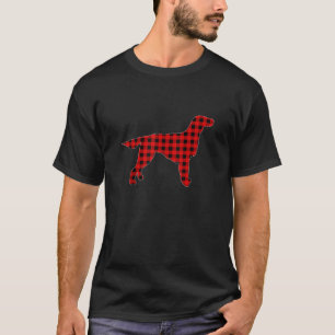 T-shirt Correspondance Buffalo Plaid Irlandais Setter Chie