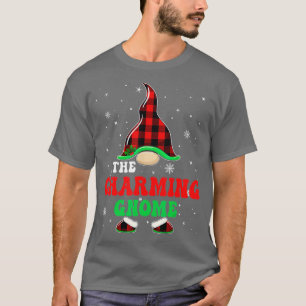 T-shirt Correspondance Buffle de famille Plaid Gnome C Cha