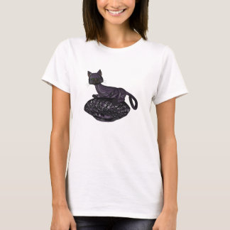T-shirt Correspondance de chats violets