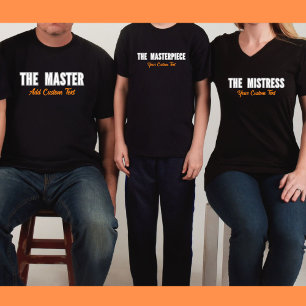 T-shirt Correspondance de famille personnalisable du chef-