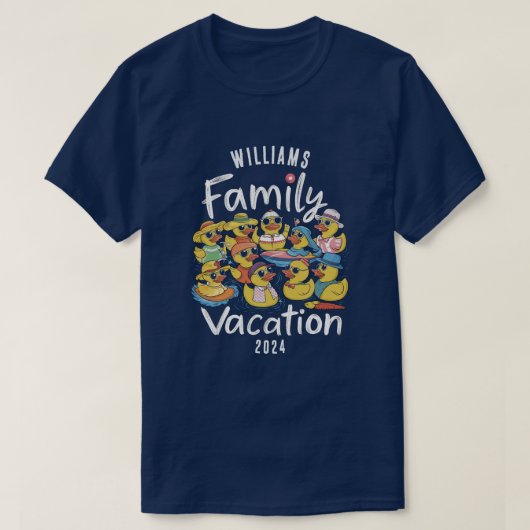 T-shirt Correspondance de groupe de canards de vacances de (Design devant)