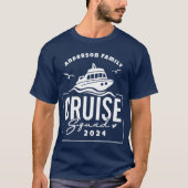 T-shirt Correspondance de groupe de croisière personnalisé (Devant)