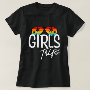 T-shirt Correspondance de groupe de voyage pour filles de