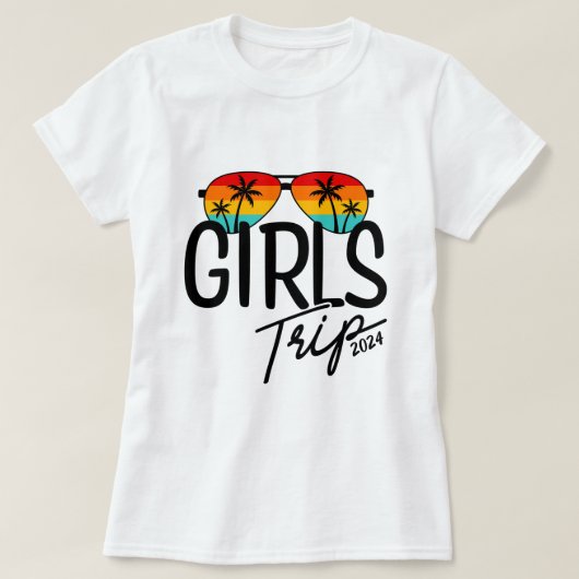T-shirt Correspondance de groupe de voyage pour filles de  (Design devant)