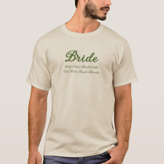 T-shirt Correspondance de la fête de bachelorette de marié