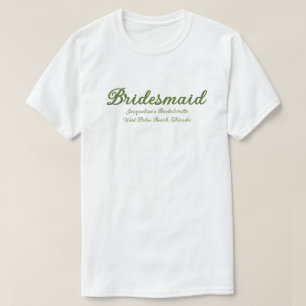 T-shirt Correspondance de la fête de célibataire de Brides