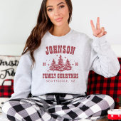 T-shirt Correspondance de Noël Soft Red personnalisée