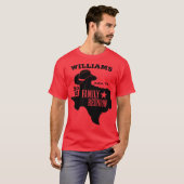 T-shirt Correspondance de réunion de la famille Texas (Devant entier)
