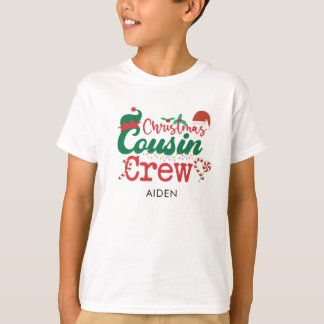 T-shirt Correspondance d'elfe cousin de Noël