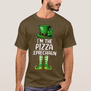 T-shirt Correspondance Famille Im La Pizza Leprechaun St P