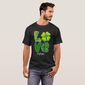 T-shirt Correspondance Famille Love Pops Shamrock Funny Pa (Devant entier)