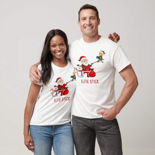 T-shirt Correspondance famille Noël 2022 - Père Noël Elfie (Unisexe)