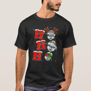 T-shirt Correspondance famille Père Noël Ho Ho Ho Sibérien