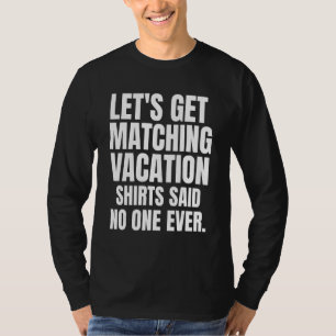 T-shirt Correspondance Famille Vacay Cruise Voyage Sarca
