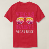 T-shirt Correspondance Las Vegas Mariage Bride Squad Vegas (Design devant)