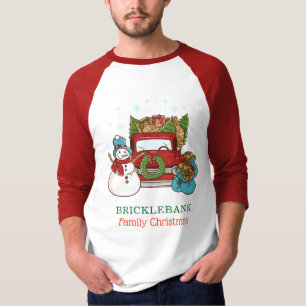 T-shirt Correspondance personnalisée de la famille des nei