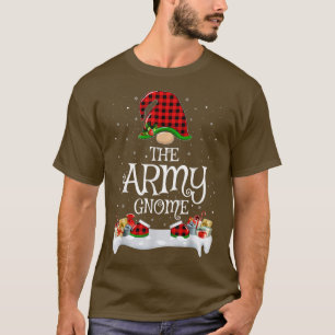 T-shirt Correspondance Red Buffalo Plaid L'Armée Gnome Chr