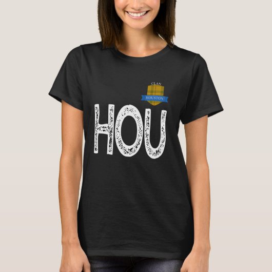 T-shirt Correspondances famille Clan Houston H et O et U (Devant)