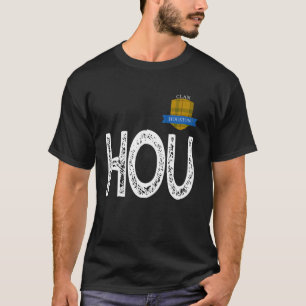 T-shirt Correspondances famille Clan Houston H et O et U