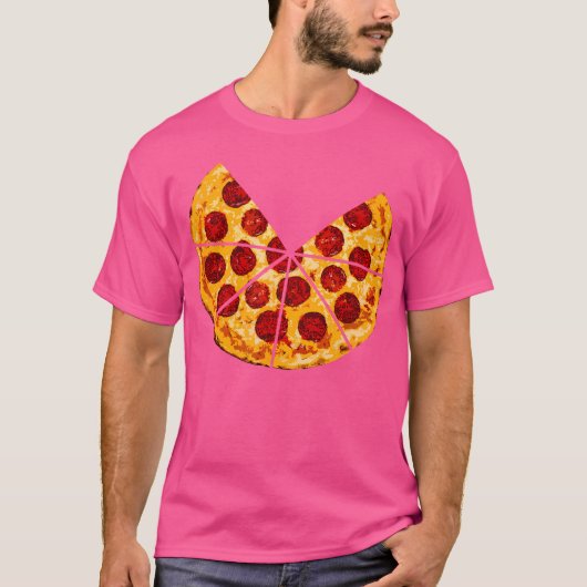 T-shirt Correspondant Pizza Chemise Papa De Deux Et Son Co (Devant)