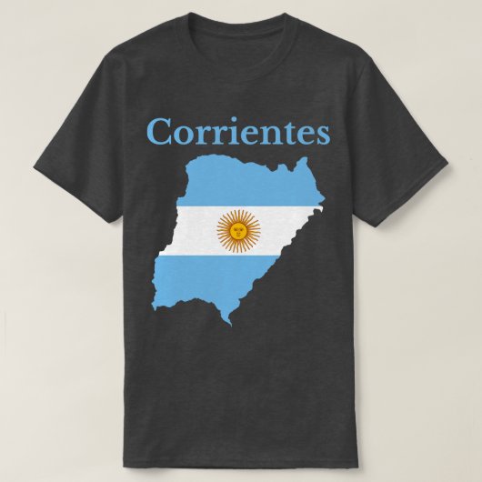 T-shirt Corrientes Province argentine (Design devant)