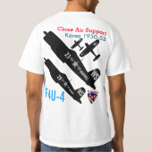 T-shirt Corsaire Corée de Warkites F4u-4 (Dos)