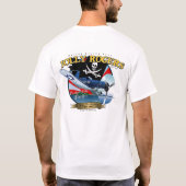 T-shirt Corsaire des jollys rogers F4U (Dos)