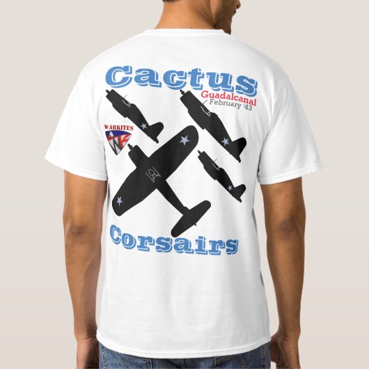 T-shirt Corsaires de cactus de Warkites (Dos)