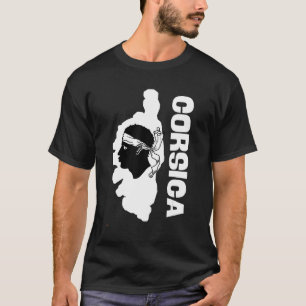 T-shirt Corse 2b Tête De Maure Corse France