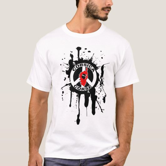 T-shirt corse de la Corse (Devant)