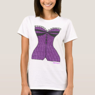 T-shirt Corset pourpre