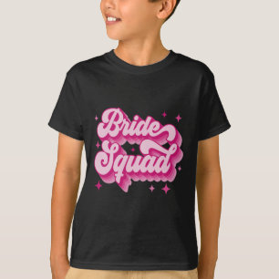 T-shirt Cortège de mariée Retro Mariage Équipe de demoisel
