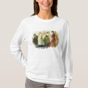 T-shirt Cortège des caractères de Shakespeare (huile