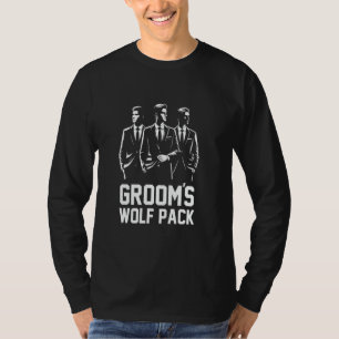 T-shirt Cortège du loup du marié Garçons d'honneur assorti
