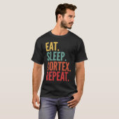 T-shirt Cortex Crypto Manger Cortex Sommeil Répéter (Devant entier)