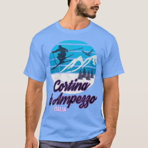 T-shirt Cortina d Ampezzo Dolomiti Superski Italie Italia 