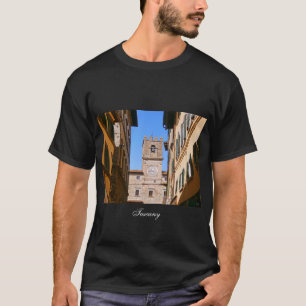 T-shirt Cortona. L'Italie. La Toscane
