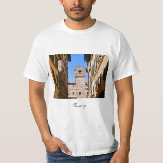 T-shirt Cortona. L'Italie. La Toscane (Devant)